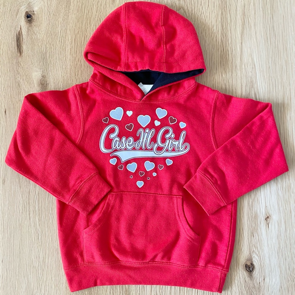 Case IH Girl Sweatshirt/Hoodie w/ Hearts❣️❤️